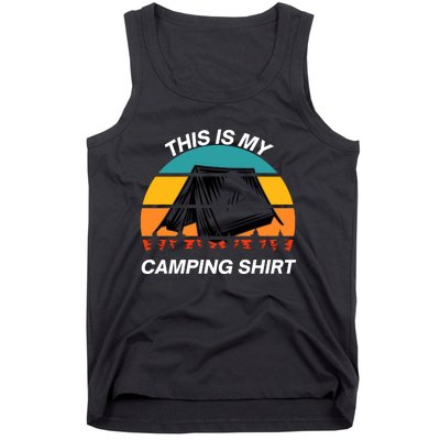 Funny Camping, This Is My Camping, Social Distancing, Hiking, Nature, Hike Tank Top