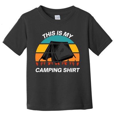Funny Camping, This Is My Camping, Social Distancing, Hiking, Nature, Hike Toddler T-Shirt