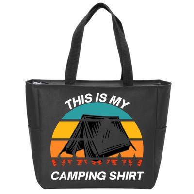 Funny Camping, This Is My Camping, Social Distancing, Hiking, Nature, Hike Zip Tote Bag