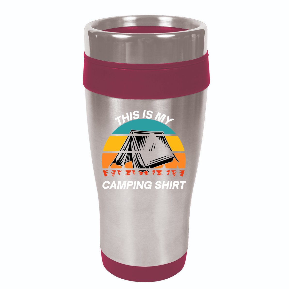 Funny Camping, This Is My Camping, Social Distancing, Hiking, Nature, Hike 16oz Travel Tumbler