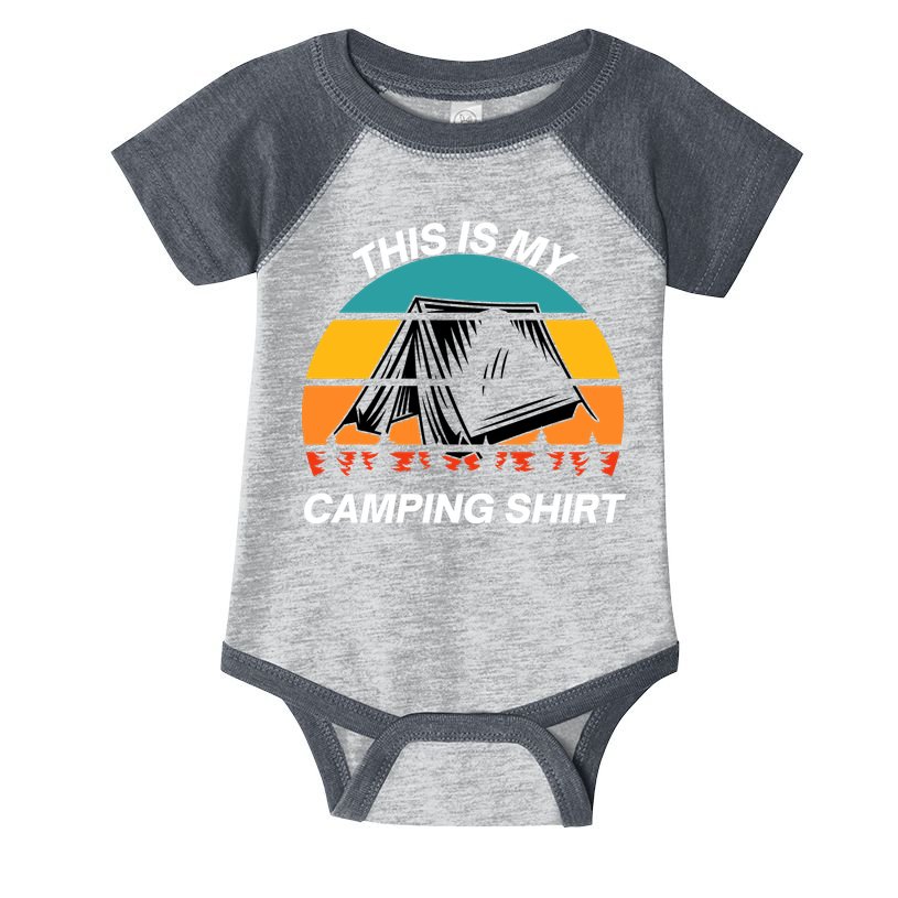 Funny Camping, This Is My Camping, Social Distancing, Hiking, Nature, Hike Infant Baby Jersey Bodysuit