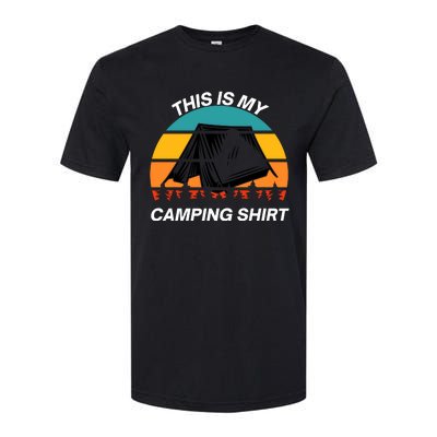 Funny Camping, This Is My Camping, Social Distancing, Hiking, Nature, Hike Softstyle CVC T-Shirt