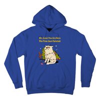 Funny Christmas Tree Knocked Over By Cat Meowy Christmas Gift Hoodie