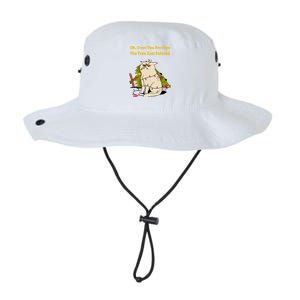 Funny Christmas Tree Knocked Over By Cat Meowy Christmas Gift Legacy Cool Fit Booney Bucket Hat