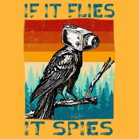 Funny Conspiracy Theory If It Flies It S.P.I.E.S Pigeon Bird Pom Pom 12in Knit Beanie
