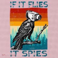Funny Conspiracy Theory If It Flies It S.P.I.E.S Pigeon Bird 25L Jumbo Tote