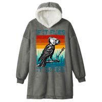 Funny Conspiracy Theory If It Flies It S.P.I.E.S Pigeon Bird Hooded Wearable Blanket