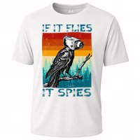 Funny Conspiracy Theory If It Flies It S.P.I.E.S Pigeon Bird Performance Shirt