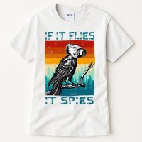 Funny Conspiracy Theory If It Flies It S.P.I.E.S Pigeon Bird Tall T-Shirt