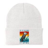 Funny Conspiracy Theory If It Flies It S.P.I.E.S Pigeon Bird Beanie