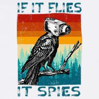 Funny Conspiracy Theory If It Flies It S.P.I.E.S Pigeon Bird Wool Snapback Cap