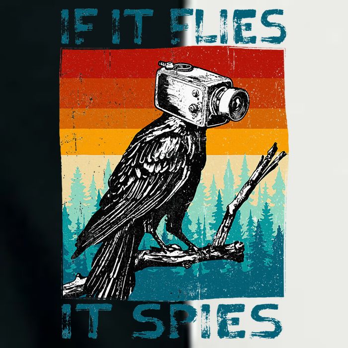Funny Conspiracy Theory If It Flies It S.P.I.E.S Pigeon Bird Infant Baby Jersey Bodysuit