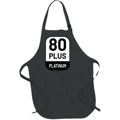 Funny Computer Tech Power Supply Novelty Designed Full-Length Apron With Pockets