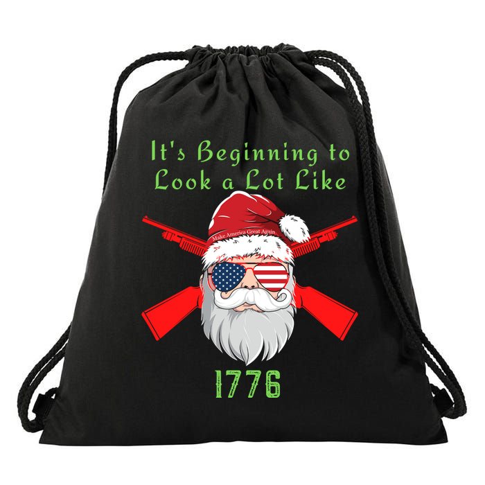 Funny Christmas Ultra MAGA Conservative Republican Drawstring Bag