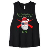 Funny Christmas Ultra MAGA Conservative Republican Women's Racerback Cropped Tank