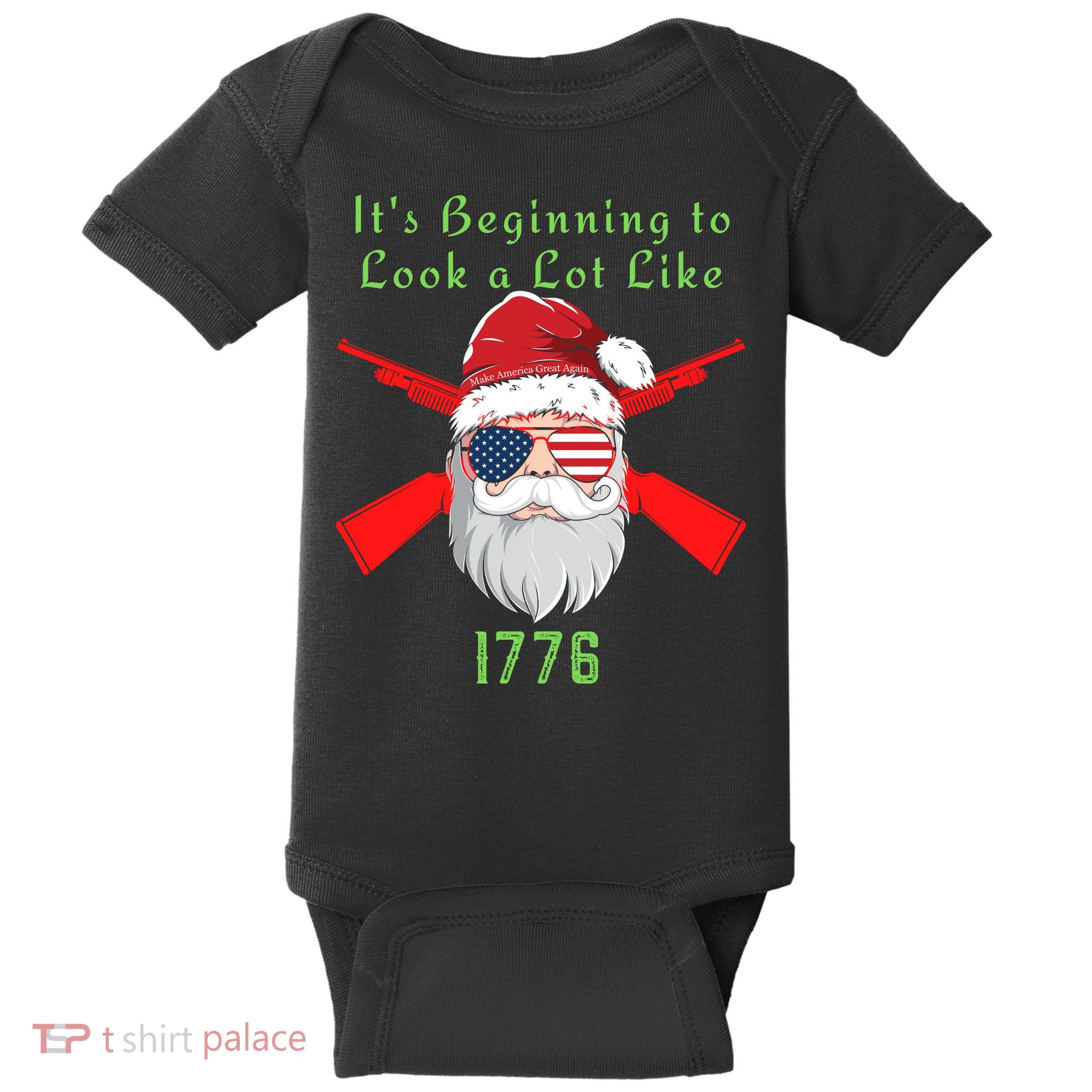 Funny Christmas Ultra MAGA Conservative Republican Baby Bodysuit