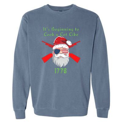 Funny Christmas Ultra MAGA Conservative Republican Garment-Dyed Sweatshirt