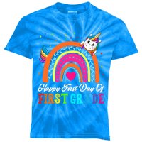 Funny Cute Unicorn Rainbow 1St Grade Teacher Student Funny Gift Kids Tie-Dye T-Shirt