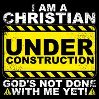 Funny Christian Under Construction Catholic City Backpack