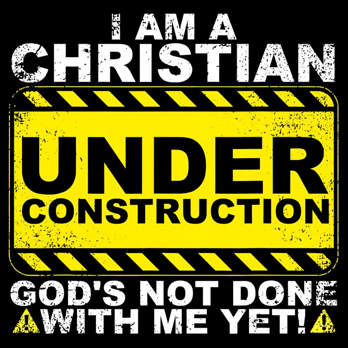 Funny Christian Under Construction Catholic City Backpack