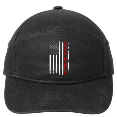Funny Clean Up On Aisle 46 Anti Biden 2024 7-Panel Snapback Hat