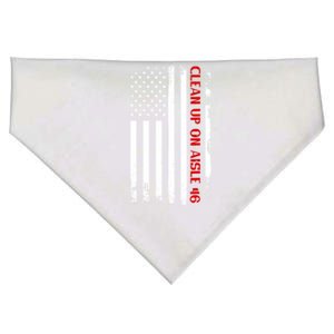 Funny Clean Up On Aisle 46 Anti Biden 2024 USA-Made Doggie Bandana