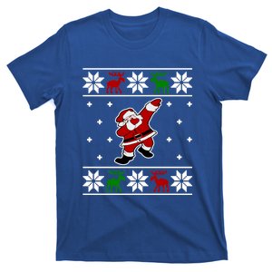 Funny Christmas Ugly Sweater Dabbing Santa Claus Gift T-Shirt