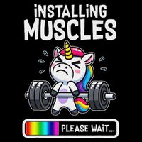 Funny Cute Unicorn Workout Gym Fitness Weightlifting Gift Kids Sweatshirt