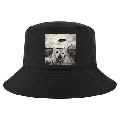 Funny Cat Ufo Alien Selfie Cool Comfort Performance Bucket Hat