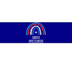 Funny Chef Usa Flag 4th Of July American Gift Bumper Sticker