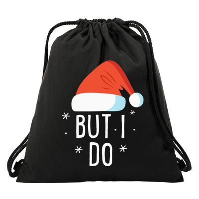 Festive Couples Unique Christmas Outfit Alternatives Drawstring Bag