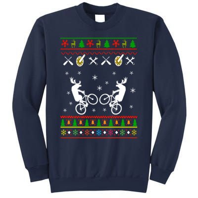 Funny Cycling Ugly Christmas Sweatshirt