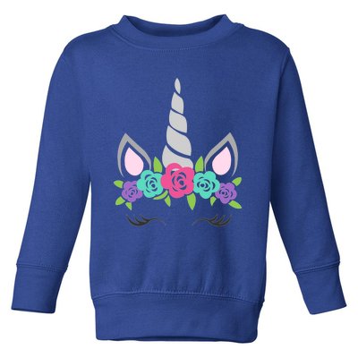 Funny Cute Unicorn Valentine's Day Gift Great Gift Toddler Sweatshirt