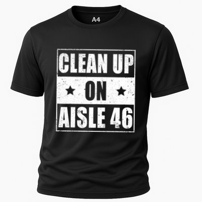Funny Clean Up On Aisle 46 Impeach Biden Pro Trump 2024 Anti Biden Performance Shirt