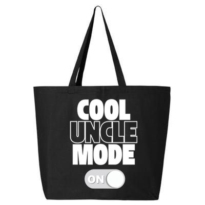 Funny Cool Uncle Mode On Gift 25L Jumbo Tote