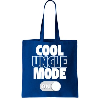 Funny Cool Uncle Mode On Gift Tote Bag