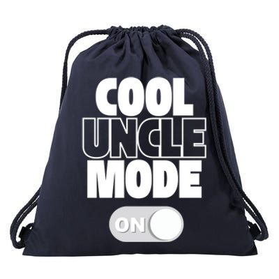 Funny Cool Uncle Mode On Gift Drawstring Bag