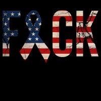 F*ck Cancer USA American Flag Ribbon Mug