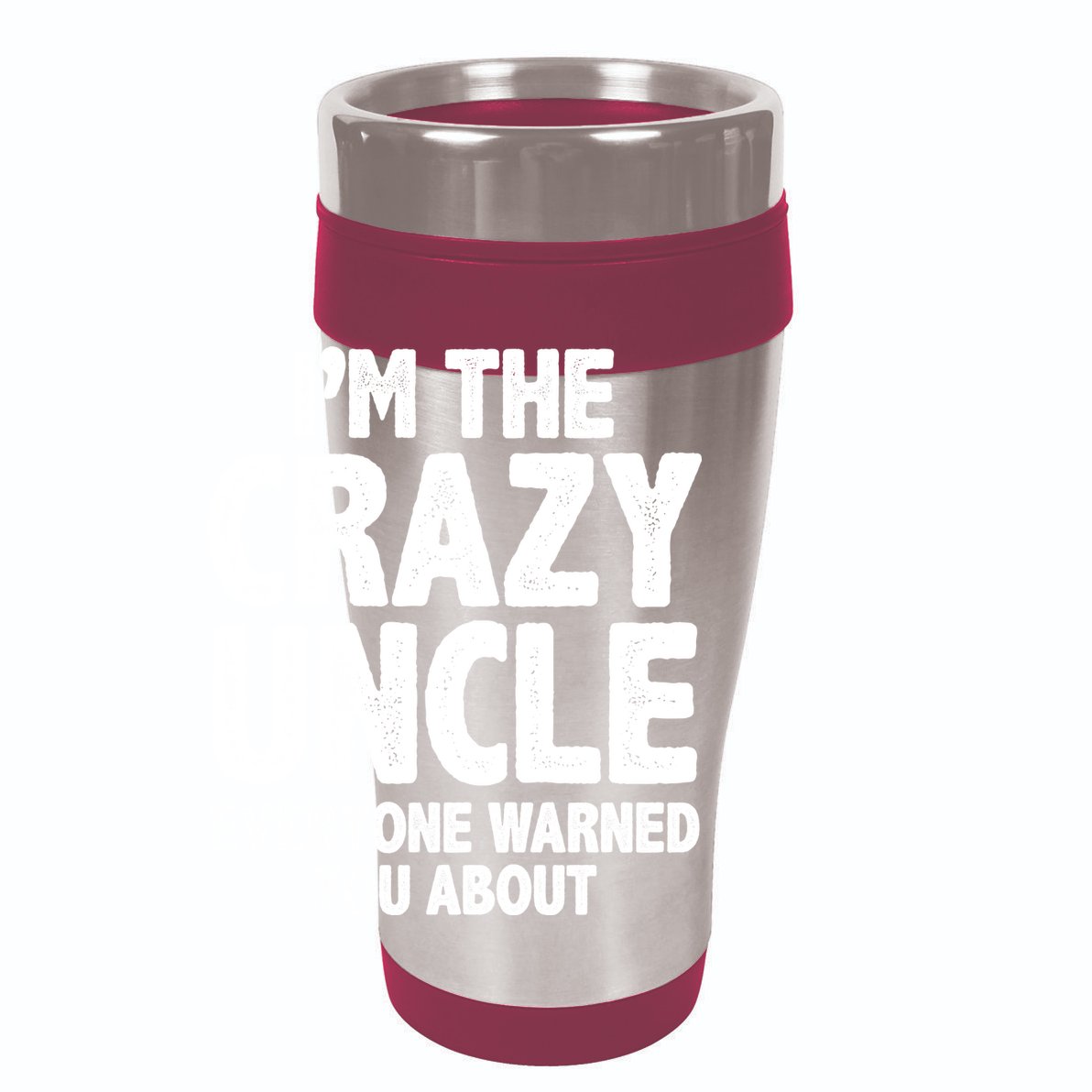 Funny Crazy Uncle 12oz Stainless Steel Coffee Mug
