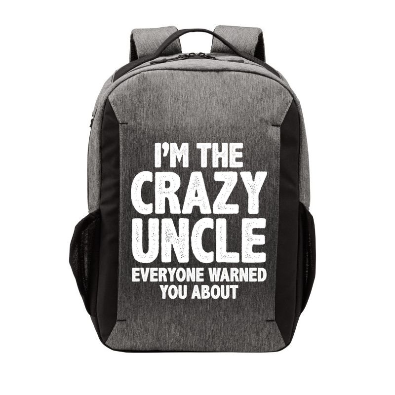 Funny Crazy Uncle Vector Backpack