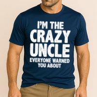 Funny Crazy Uncle Cooling Performance Crew T-Shirt
