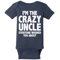 Funny Crazy Uncle Baby Bodysuit