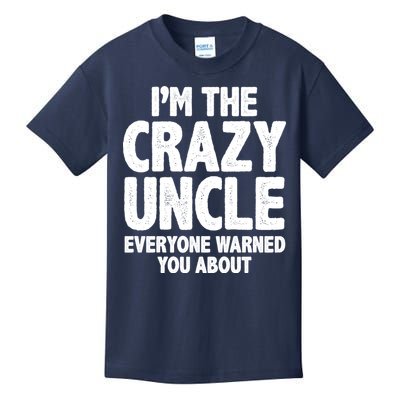 Funny Crazy Uncle Kids T-Shirt