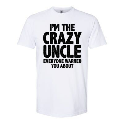 Funny Crazy Uncle Softstyle® CVC T-Shirt