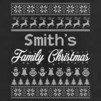 Custom Family Christmas Ugly Sweater Personalized Adult Drive Performance Visor