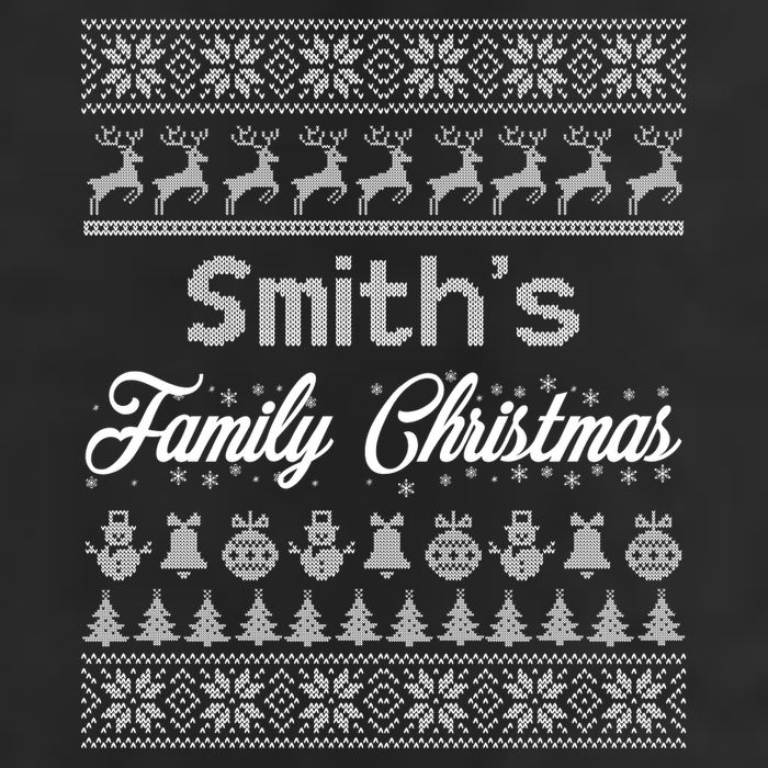 Custom Family Christmas Ugly Sweater Personalized Adult Drive Performance Visor