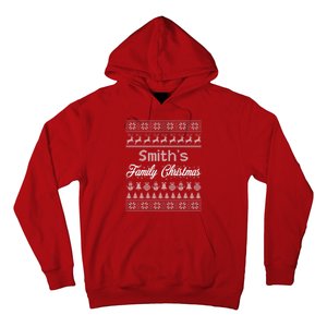 Custom Family Christmas Ugly Sweater Personalized Hoodie