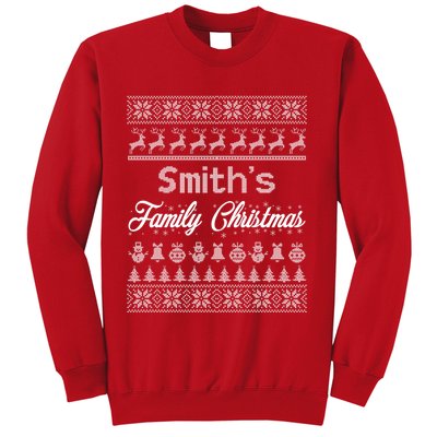 Custom Family Christmas Ugly Sweater Personalized Sweatshirt