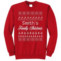 Custom Family Christmas Ugly Sweater Personalized Sweatshirt