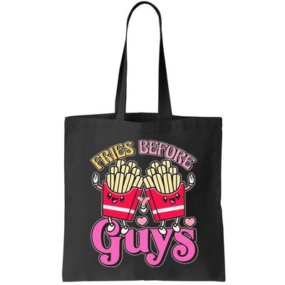Funny Cute Valentines Day Fries Before Guys Bag